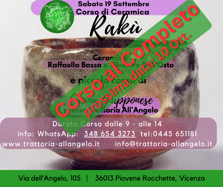 Corso di Ceramica Rakù e Cucina Giapponese